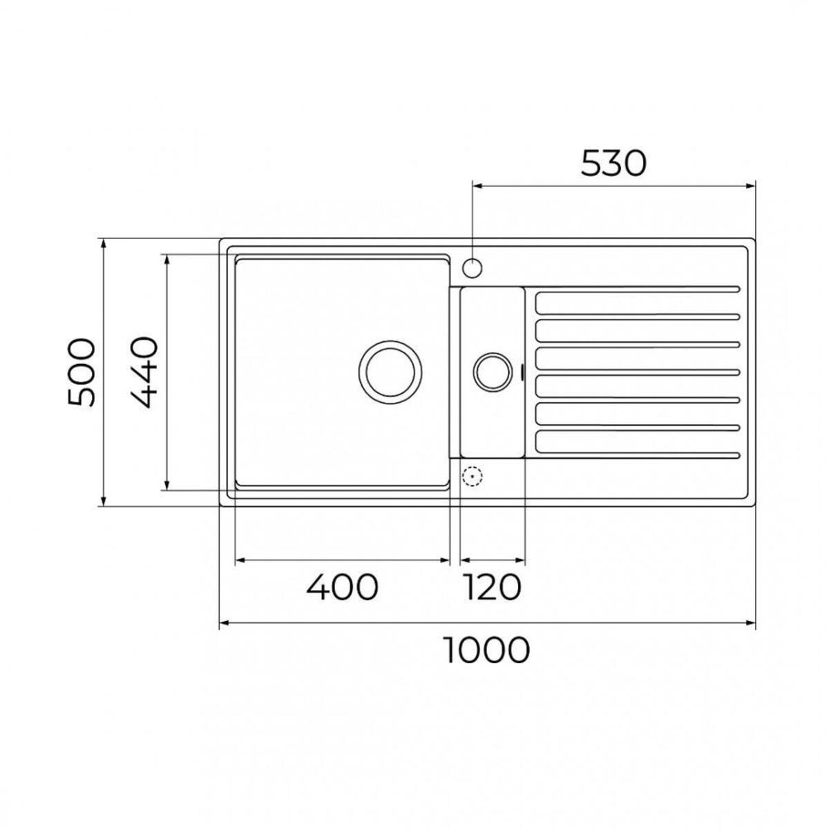 Teka CLIFF 60 B-TQ Beyaz Granit Eviye
