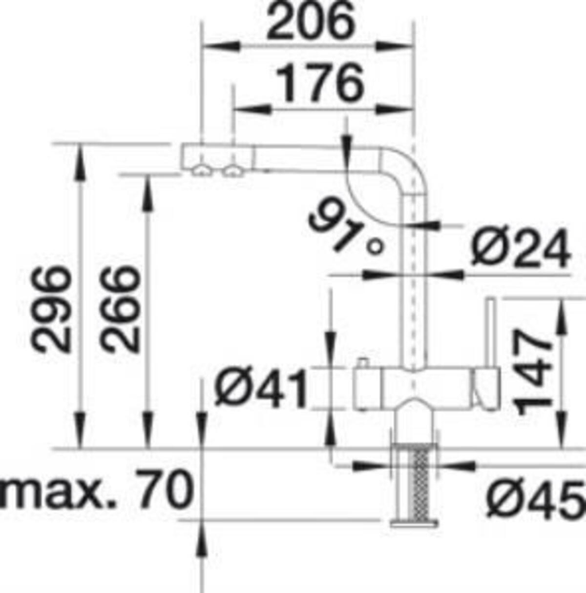 Blanco FONTAS II Beyaz Arıtma Bağlantılı Batarya