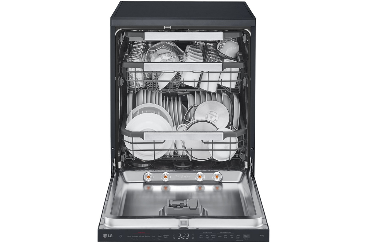 LG DFC237HMS 14 Kişilik, 10 Prog. Mat Siyah Bulaşık Makinesi
