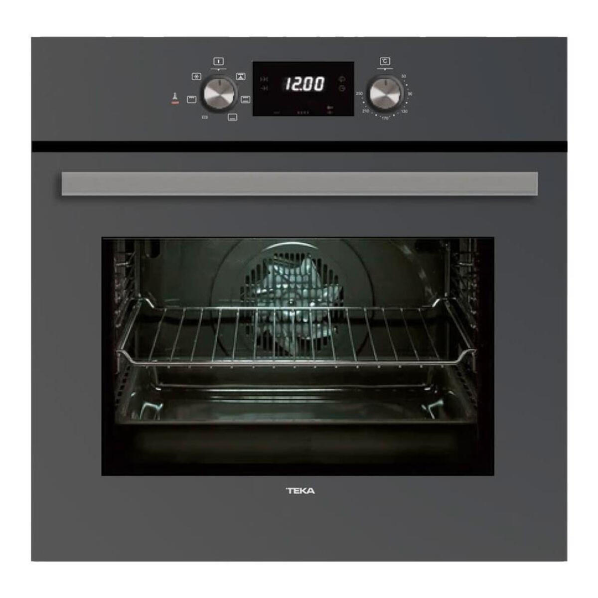 Teka HAK 625 ST Gri Cam Ankastre Fırın