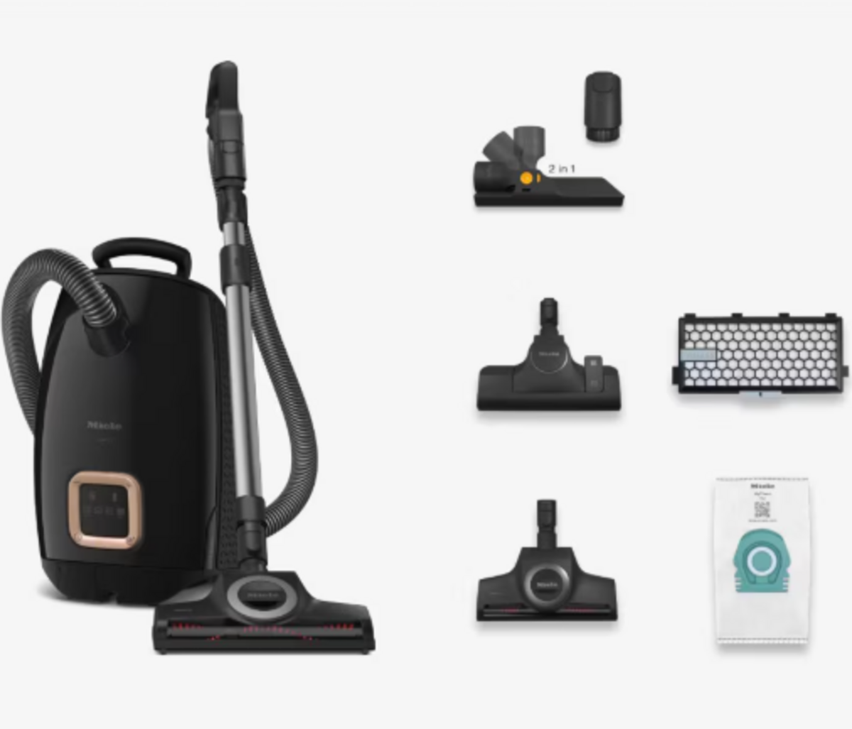 Miele Guard L1 Cat & Dog Siyah Toz Torbalı Süpürge