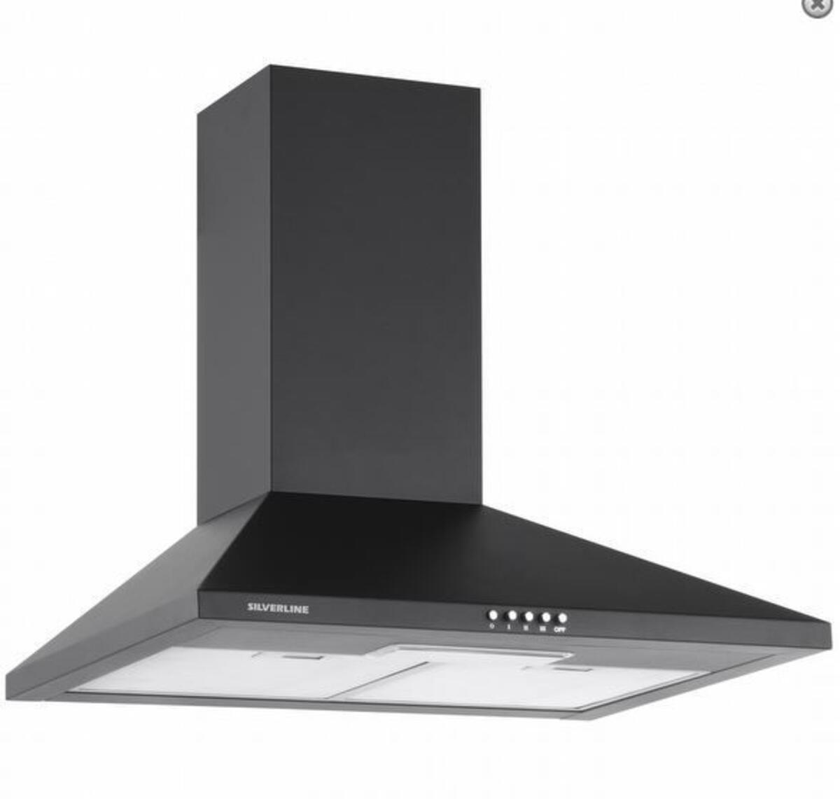 Silverline 2240.6 CONIC Siyah Davlumbaz