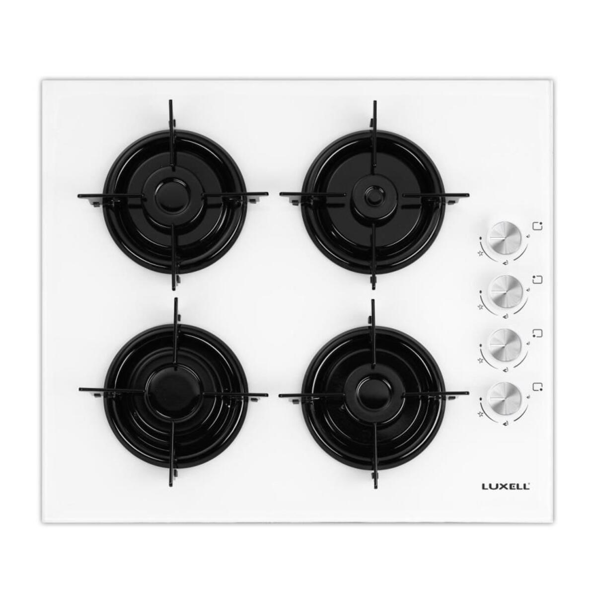 Luxell Beyaz LX40TAHDFW Cam Ankastre Ocak