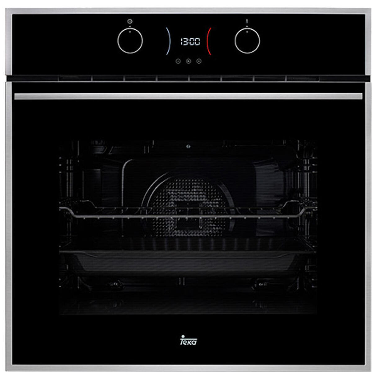 Teka HLB 840 SS Inox Siyah Cam Ankastre Fırın