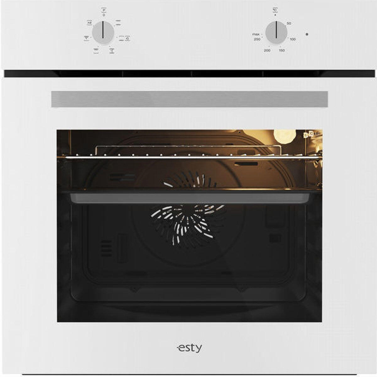 Esty AEF6601W01 Beyaz 6 Fonk. Turbo Ankastre Fırın