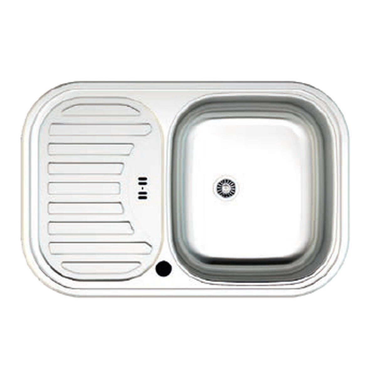 Vera V-09 Tezgaha Sıfır SOL Dekorlu Eviye (48*73)