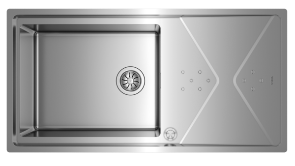 Teka BROOKLYN 60 M-XP 1B 1D Çelik Evye