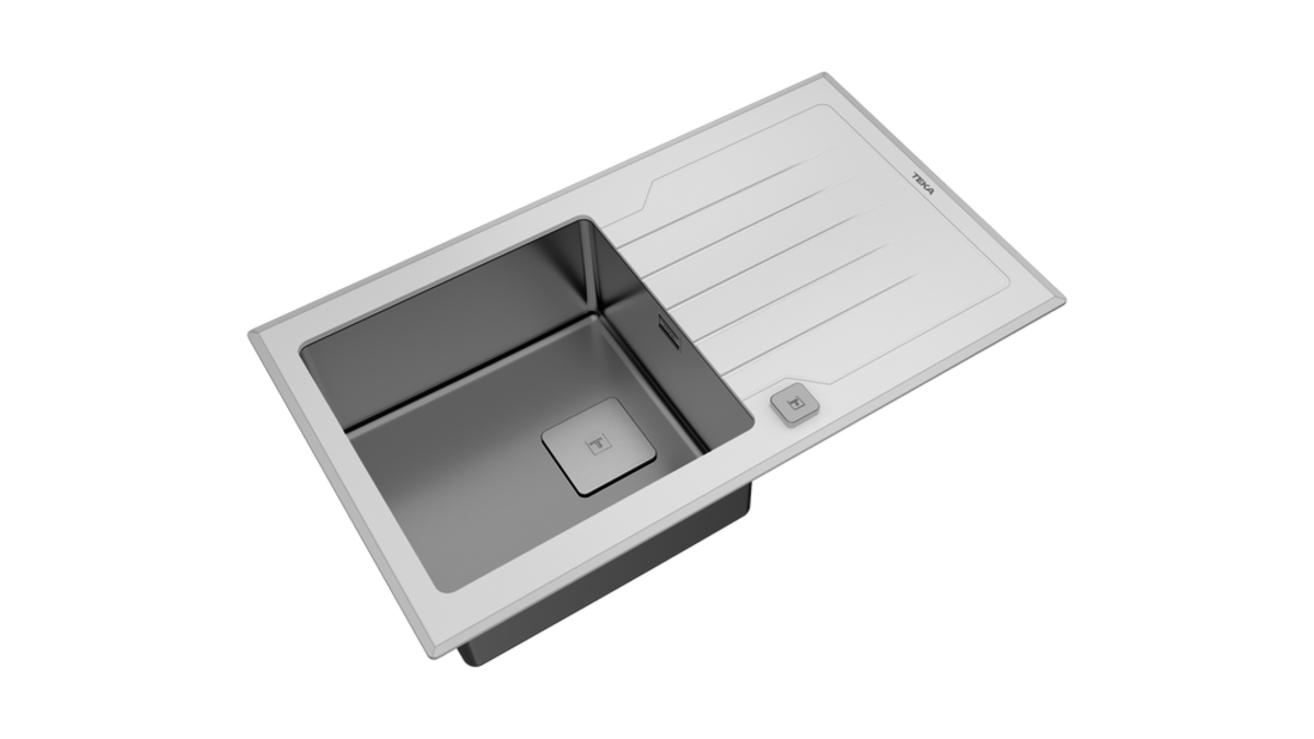 Teka DIAMOND RS15 1B 1D 86 (WST WHITE) Beyaz Cam Evye