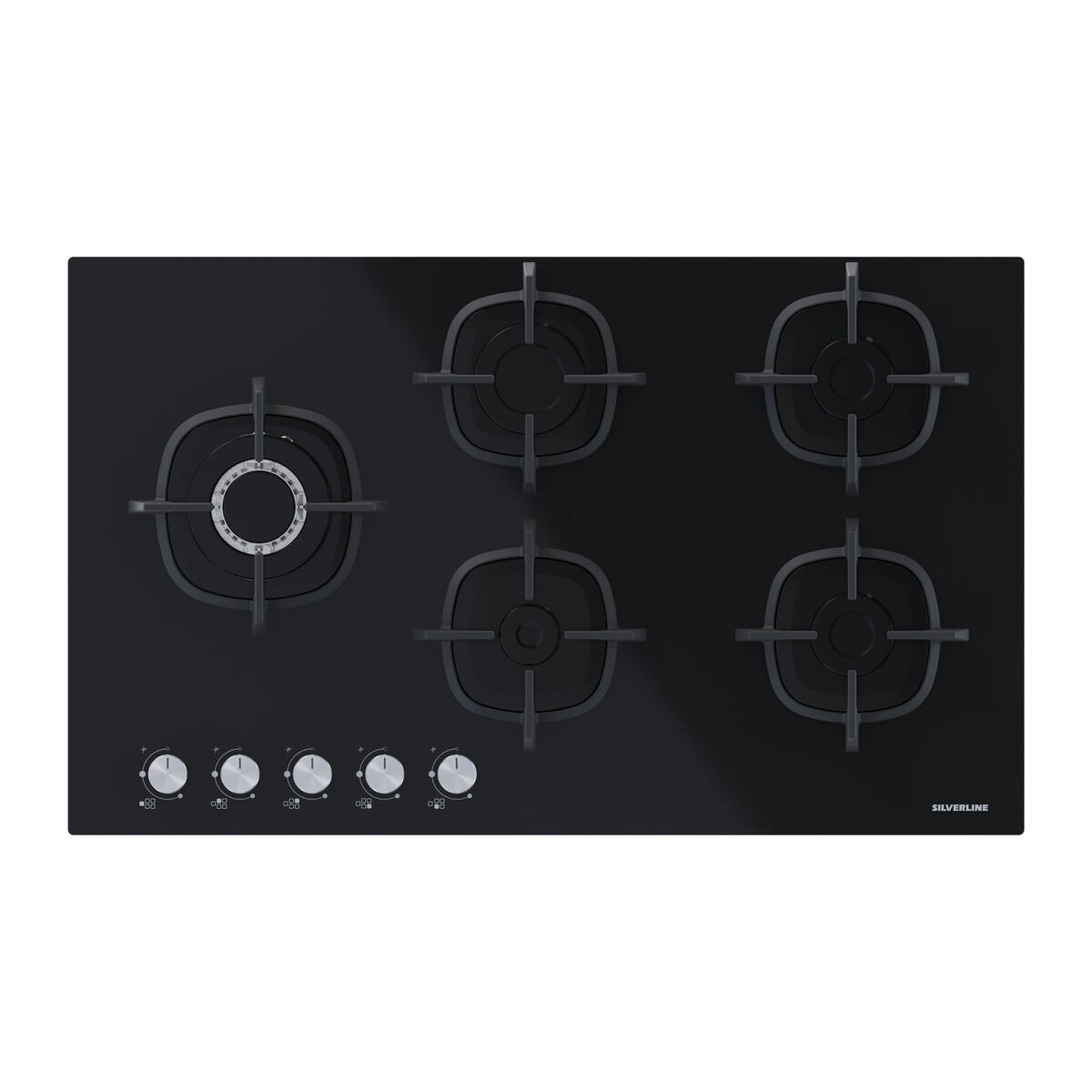 Silverline CS5614B01-YENİ Siyah Ankastre Ocak