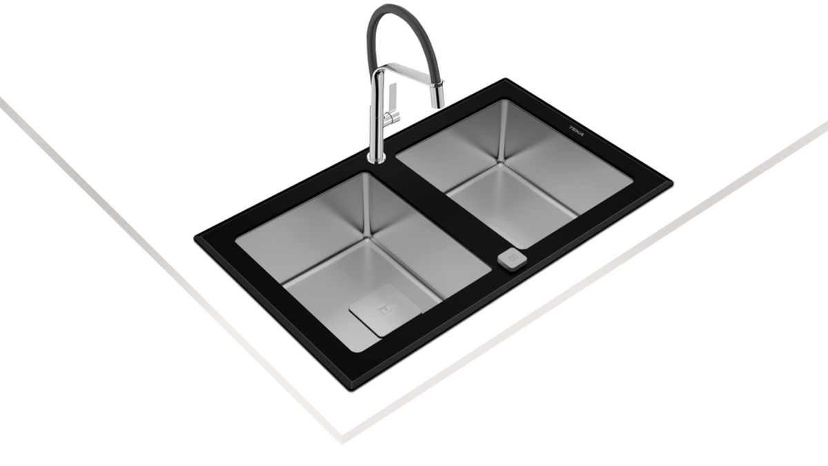 Teka DIAMOND RS15 2B 86 (WST BLACK) Siyah Cam Evye