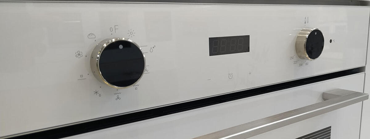 Krom Çerçeveli Siyah Fırın Düğmesi (2-ADET)