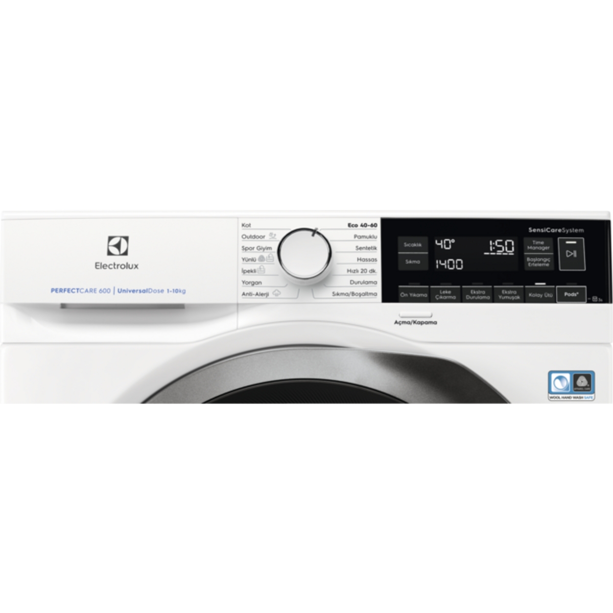 Electrolux EW6F341PST Çamaşır Makinesi 10Kg, 1400 Devir