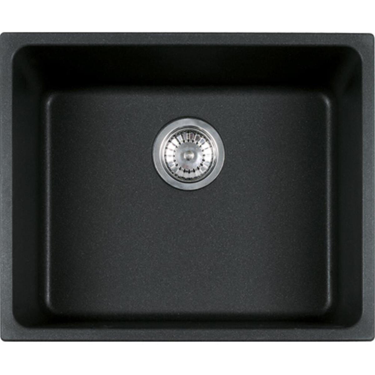 Franke KBG 110-50 Nero Tezgahaltı Granit Evye (125.0152.501)