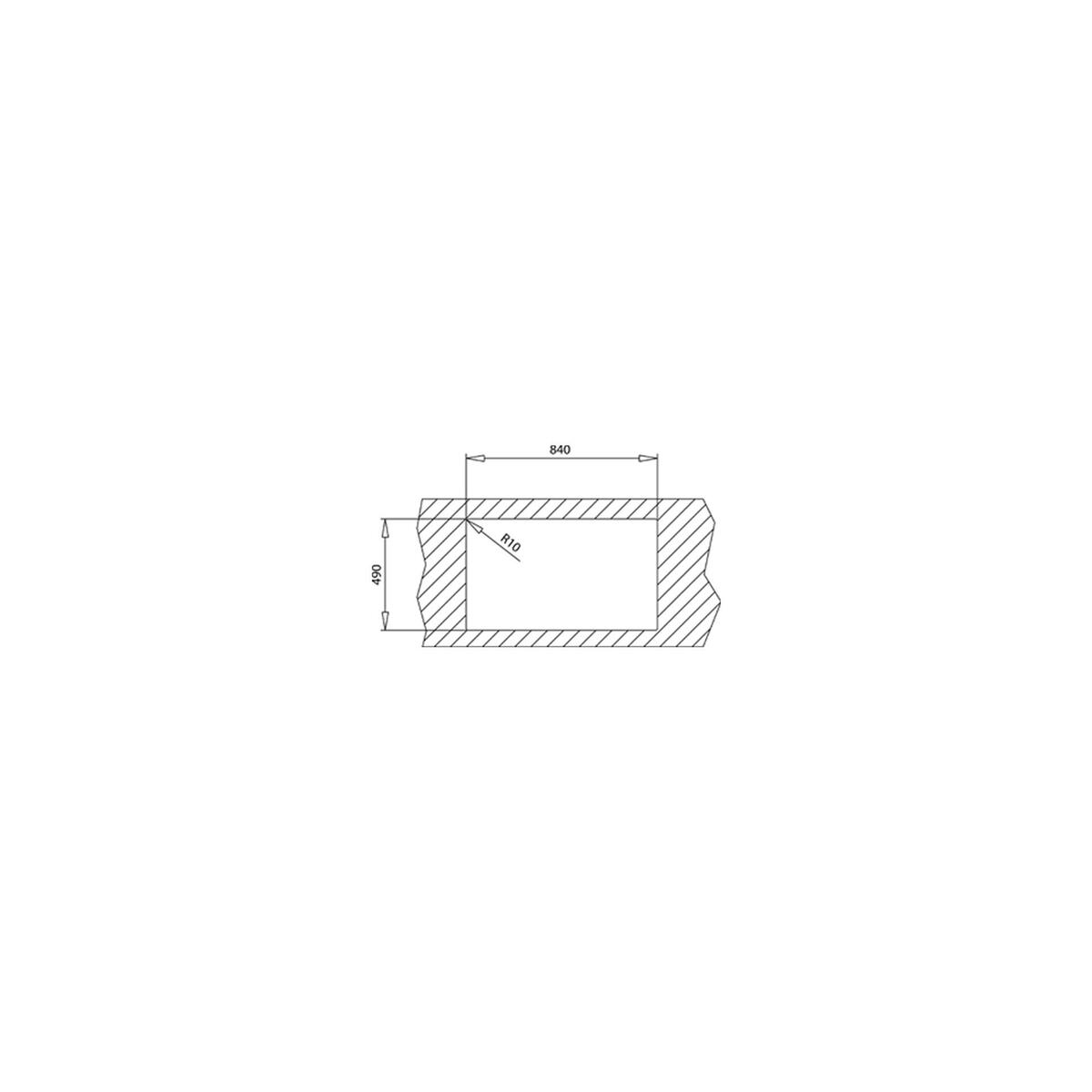 Teka DIAMOND RS15 2B 86 (WST BLACK) Siyah Cam Evye