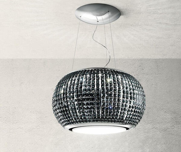 Elica INTERSTELLAR BL/F/65 SİYAH Ada Tipi Davlumbaz