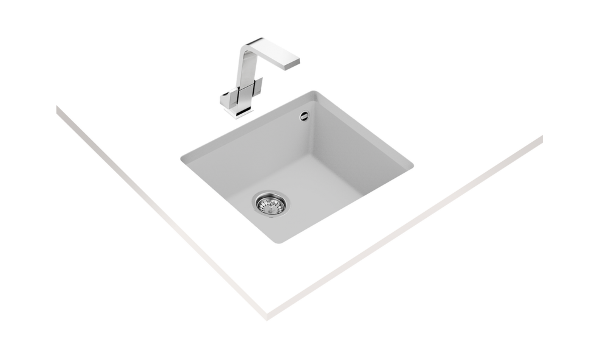 Teka SQUARE 50.40 TG (Artic White) Beyaz Granit Evye