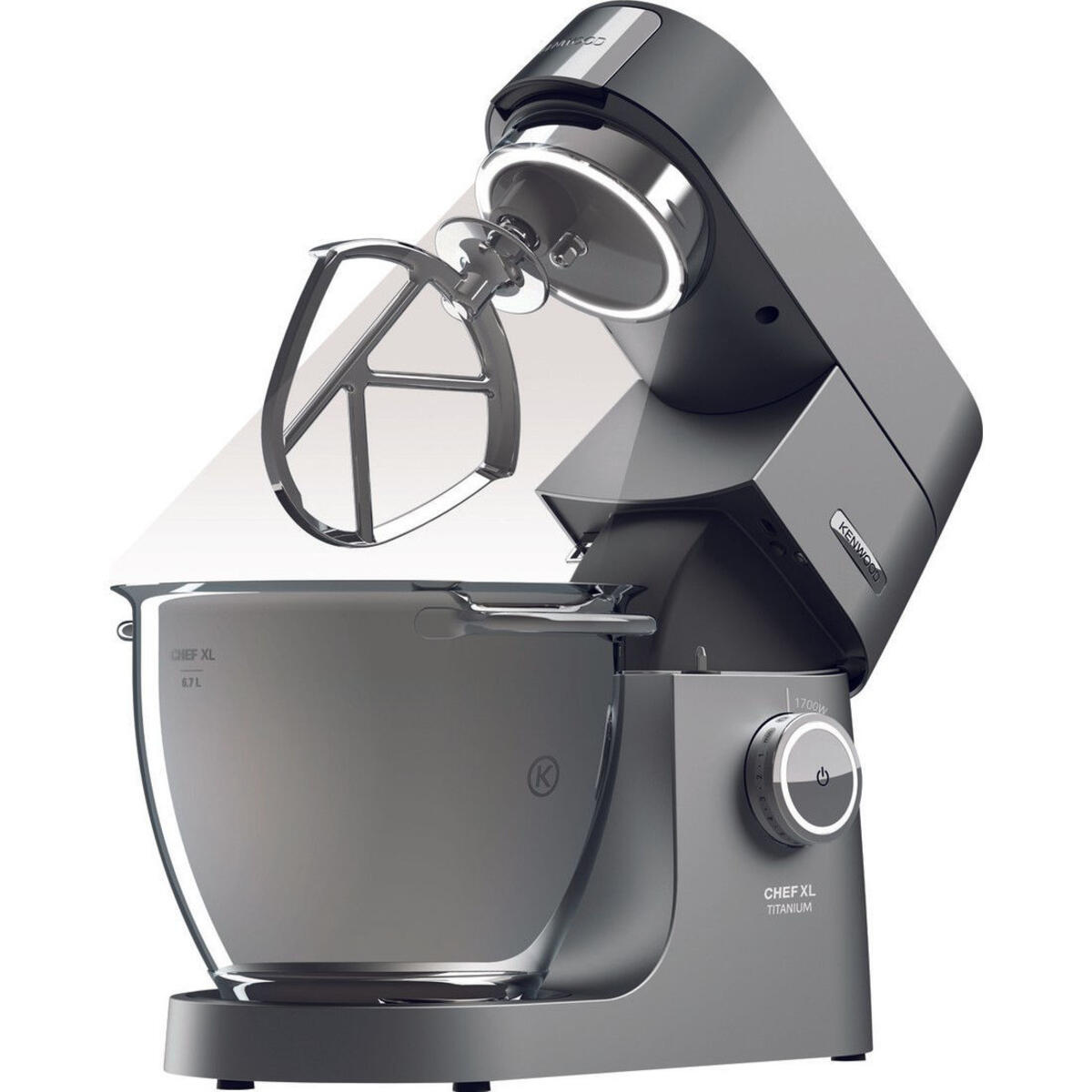 Kenwood KVL8320S Chef XL 1700 Watt 6,7 Lt. 5 Aparatlı Mutfak Şefi - Silver