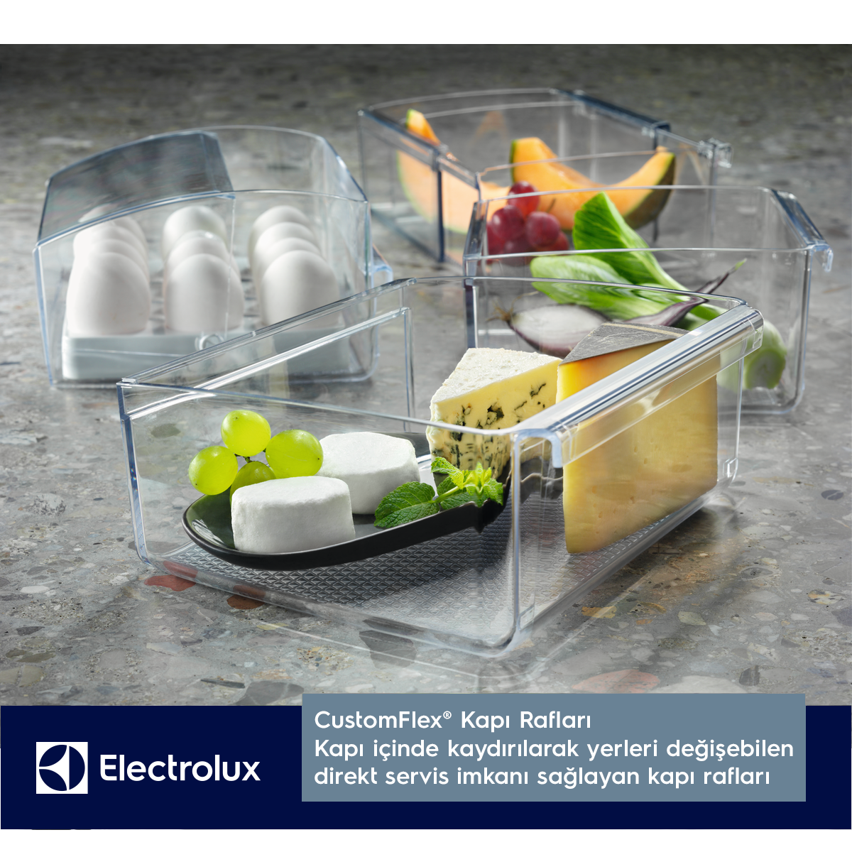 Electrolux LLI9VF54X0 Inox 4 Kapılı Gardrop NoFrost Buzdolabı