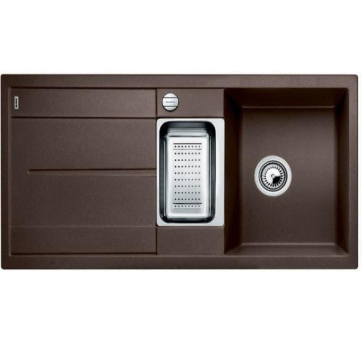Blanco METRA 6S-F Tezgaha Sıfır Kahve Granit Eviye 