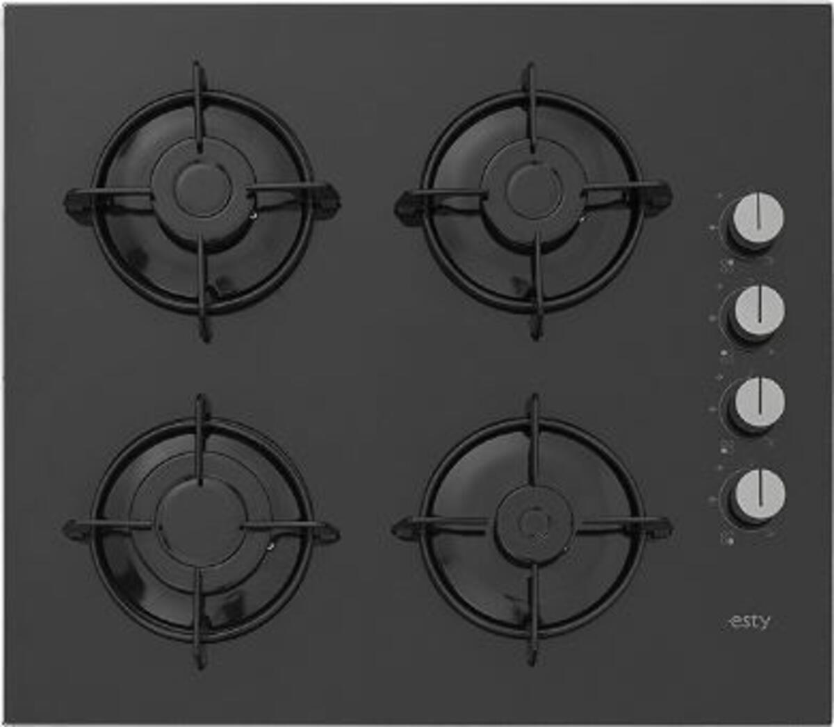 Esty ACO5335B01 Siyah Cam Ankastre Ocak