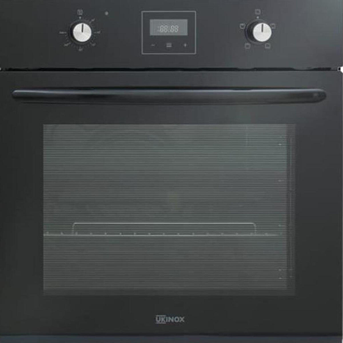 Ukinox MATTEO DİJİTAL Siyah Statik Ankastre Fırın