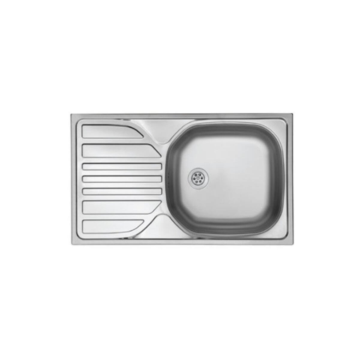 Ukinox BART 435*760 SOL Tezgaha Sıfır Dekorlu Eviye