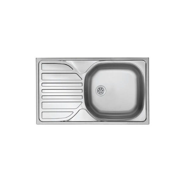 Ukinox BART 435*760 SOL Tezgaha Sıfır Dekorlu Eviye